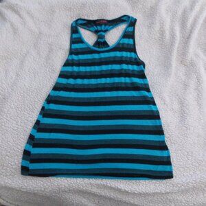 💕 3/$25 💕 Love & Kisses Striped Racerback Tank Top